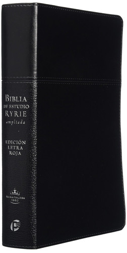 Biblia de Estudio Ryrie Ampliada Duo-Tono Negro