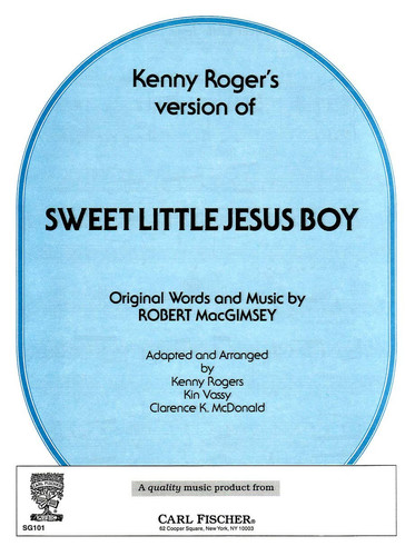 MacGimsey: Kenny Roger's Version of Sweet Little Jesus Boy