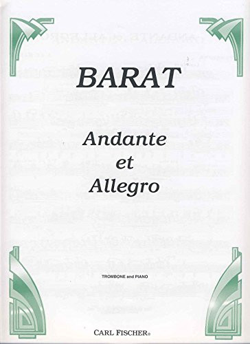 BARAT - Andante et Allegro para Trombon y Piano