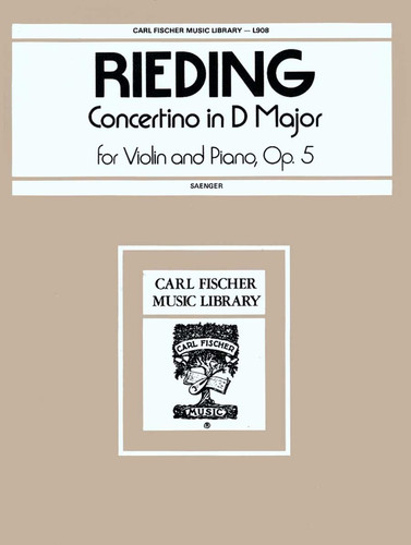 Rieding: Concertino in D Major