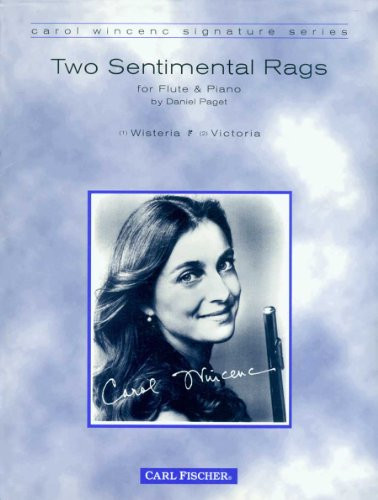 TWO SENTIMENTAL RAGS FLUTE TRAVERSIERE-LIVRE +PARTITION