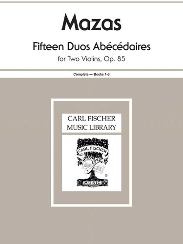 FIFTEEN DUOS ABECEDAIRES VIOLONS-ENSEMBLE DE PARTITIONS