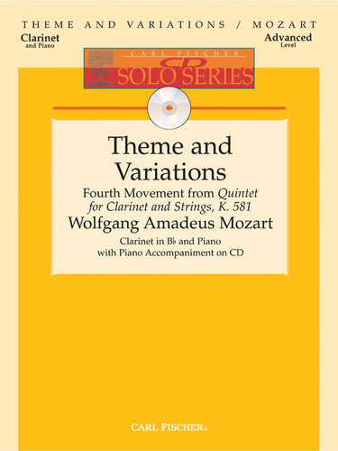 THEME AND VARIATIONS CLARINETTE +CD
