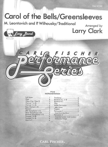 CAROL OF THE BELLS/GREENSLEEVES CONCERT BAND/HARMONIE/FANFARE