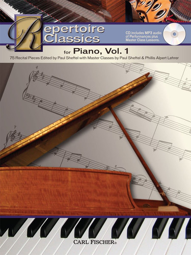 PL1033 - Repertoire Classics for Piano, Vol. 1: 75 Recital Pieces Compiled and Edited with Master Classes by Paul Sheftel & Phyllis Lehrer (for Piano)