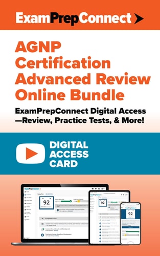 AGNP Certification Advanced Review Online Bundle (Digital Access Card): ExamPrepConnect Digital Access―Review, Practice Tests, & More!