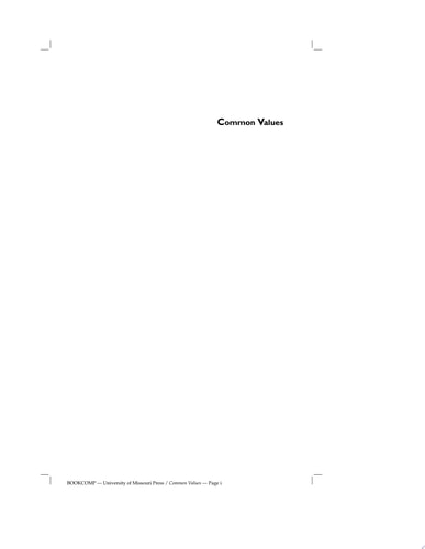 Common Values