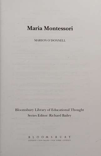 Maria Montessori