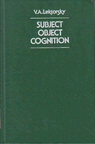 Subject, Object, Cognition