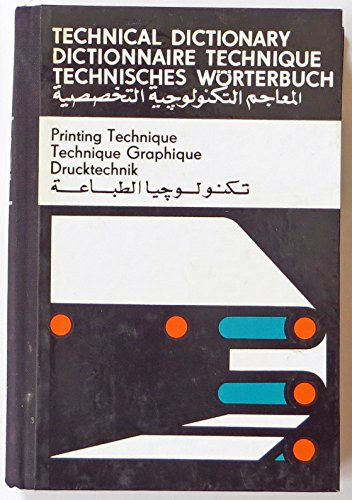 Technical Dictionary of Printing Technique