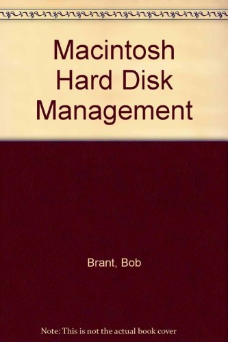 Macintosh Hard Disk Management/Book and 3 1/2" Disk