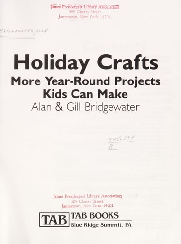 Holiday Crafts More Year-round Projects Kids Can Make