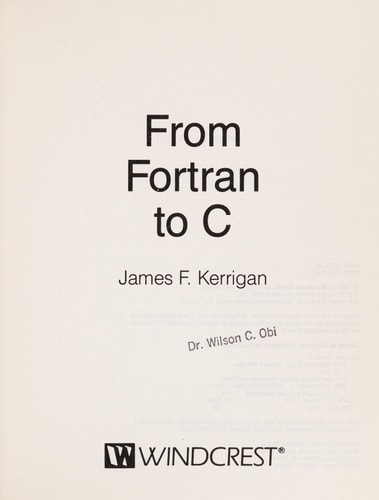 From Fortran to C