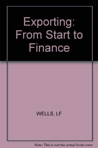 Exporting: From Start to Finance