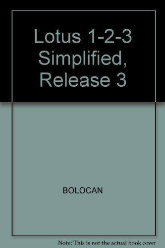 Lotus 1-2-3 Simplified, Release 3