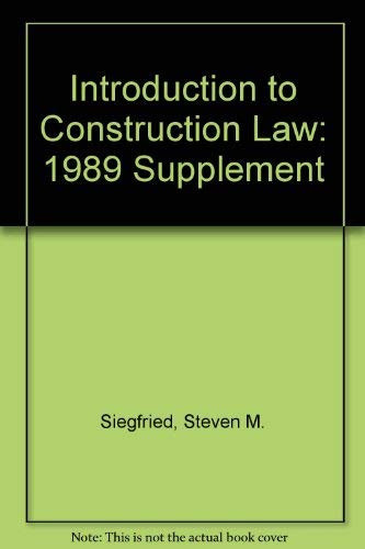 Introduction to Construction Law