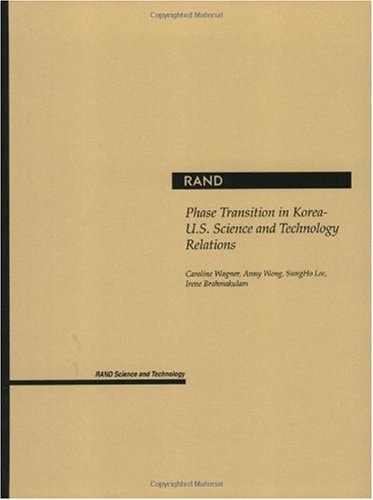 Phase Transition in Korea-U.S. Science and Technology Relations