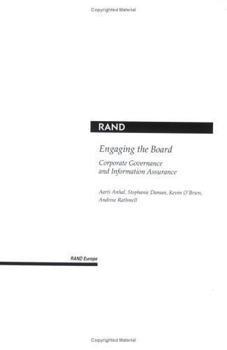 Engaging the Board Corporate Governance and Information Assurance
