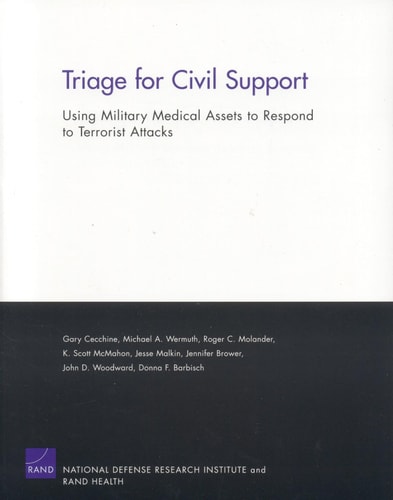 Triage for Civil Support Using Military Medical Assets to Respond to Terrorist Attacks