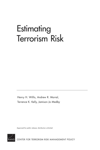 Trade-offs Among Alternative Government Interventions in the Market for Terrorism Insurance Interim Results