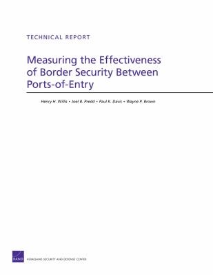 Measuring The Effectiveness Of Border Security Between Portsofentry