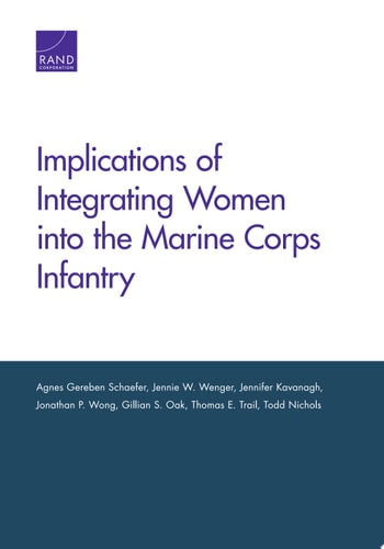 Implications of Integrating Women into the Marine Corps Infantry