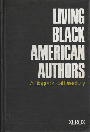 Living Black American authors: A biographical directory