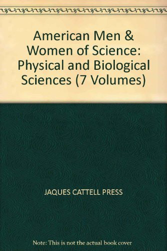 American Men & Women of Science Physical and Biological Sciences