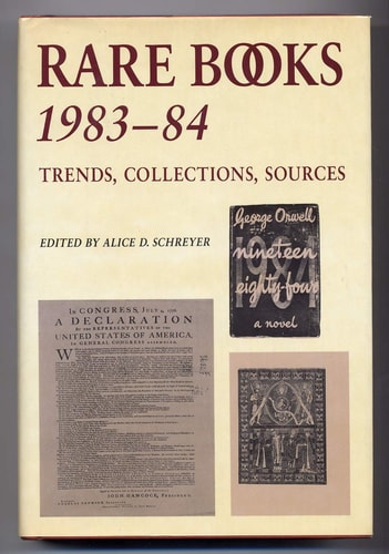 Rare Books, 1983-1984 Trends, Collections, Sources