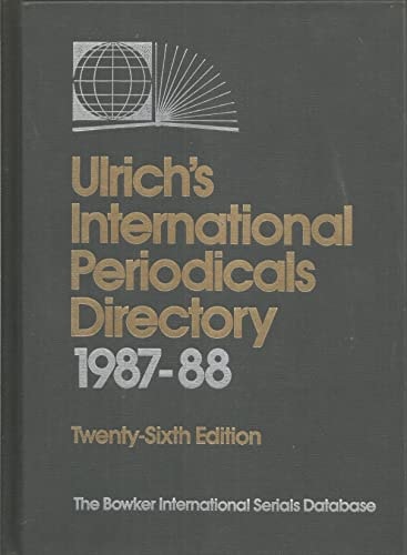 Ulrich's International Periodicals Directory, 1987-88