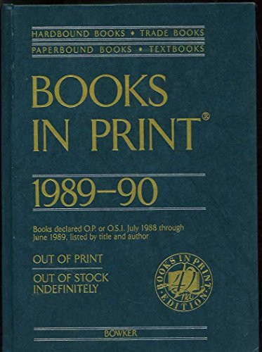 Out of print Vol.7 ; Out of print ; Out of stock indefinitely : 1989/90