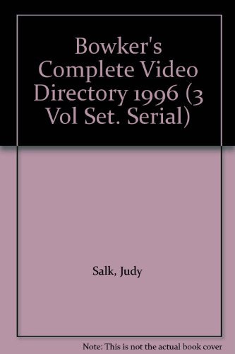 Bowker's complete video directory : the most extensive listing of currently available entertainment titles as well as education and special interest videos for home, school, and business. 1996,2. Education, special interest, titles A-R