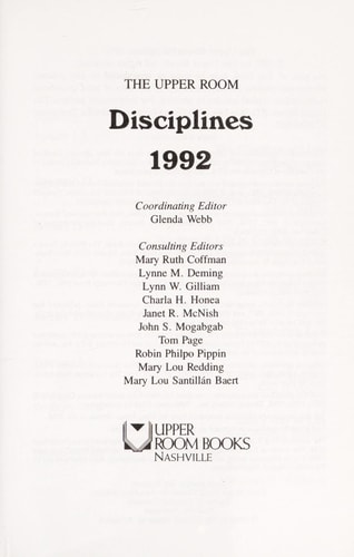 The Upper Room Disciplines