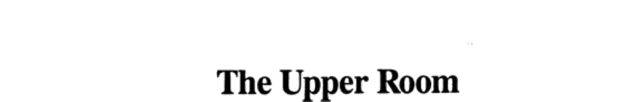 The Upper Room Disciplines