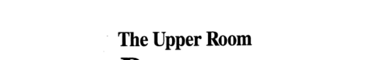The Upper Room Disciplines