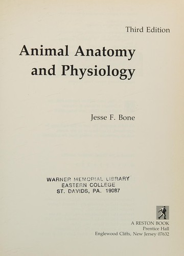 Animal Anatomy and Physiology