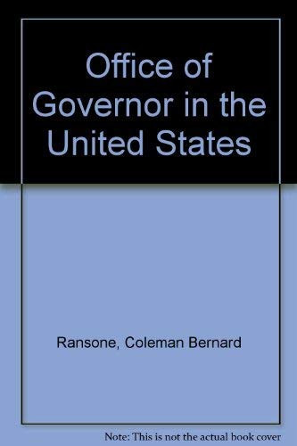 Office of Governor in the United States