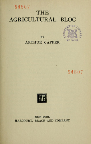 The agricultural bloc