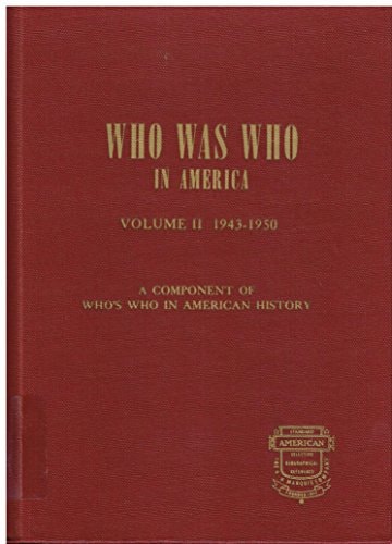 Who was who in America, 1943-1950