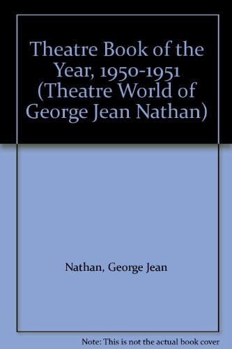 Theatre Book of the Year, 1950-1951