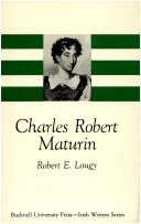 Charles Robert Maturin (The Irish Writers Series)
