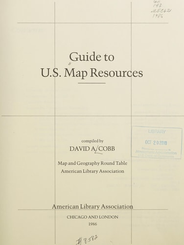 Guide to U.S. map resources