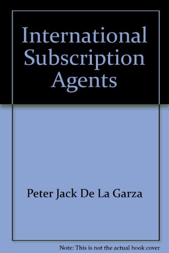 International subscription agents;: An annotated directory