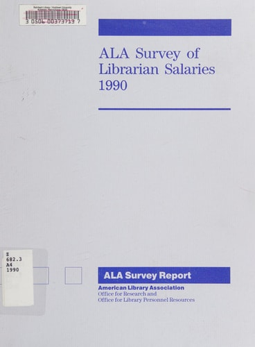 ALA Survey of Librarian Salaries, 1990