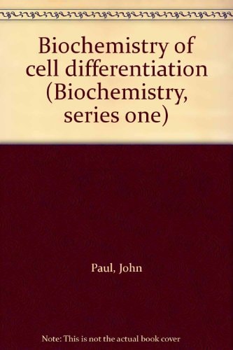 MTP International Review of Science. Biochemistry. Series One Biochemistry of cell differentiation. Vol. 9