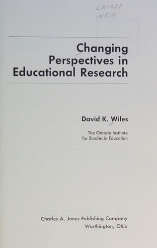 Changing Perspectives in Educational Research