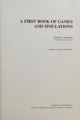 A first book of games and simulations
