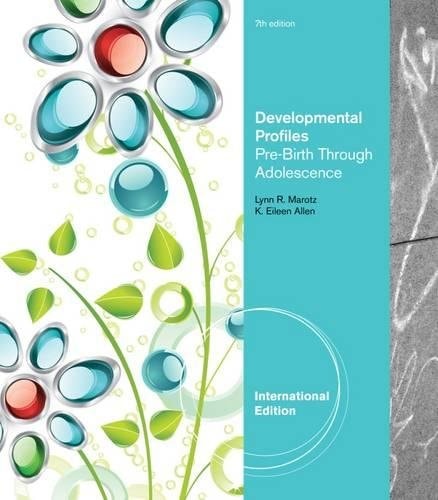 Developmental Profiles Pre-birth Through Adolescence