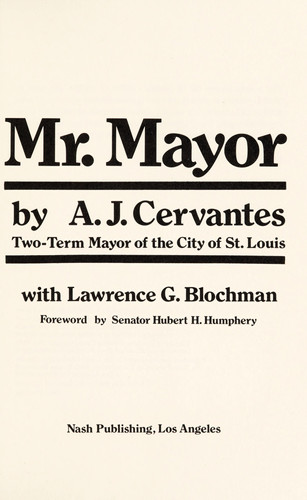Mr. Mayor