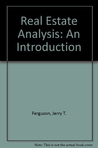 Real Estate Analysis An Introduction